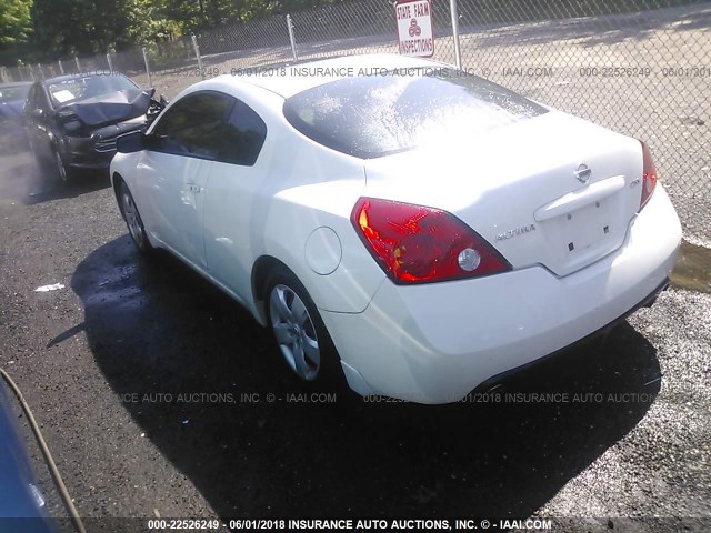 1N4AL24E88C130895 - 2008 NISSAN ALTIMA 2.5S WHITE photo 3