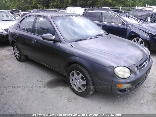 KNAFB161915012708 - 2001 KIA SPECTRA GS/GSX GRAY photo 1