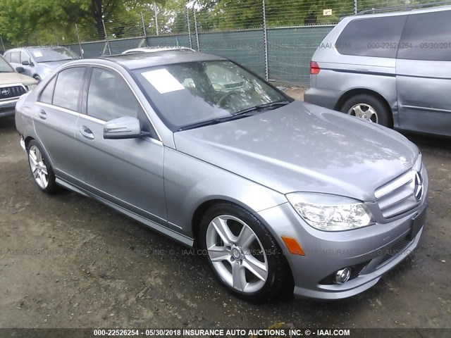 WDDGF8BB9AR098801 - 2010 MERCEDES-BENZ C 300 4MATIC SILVER photo 1