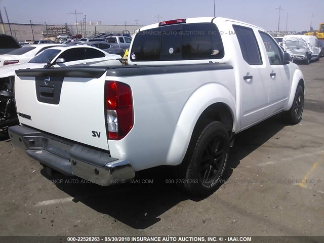 1N6AD0ER9GN725039 - 2016 NISSAN FRONTIER S/SV/SL/PRO-4X WHITE photo 4