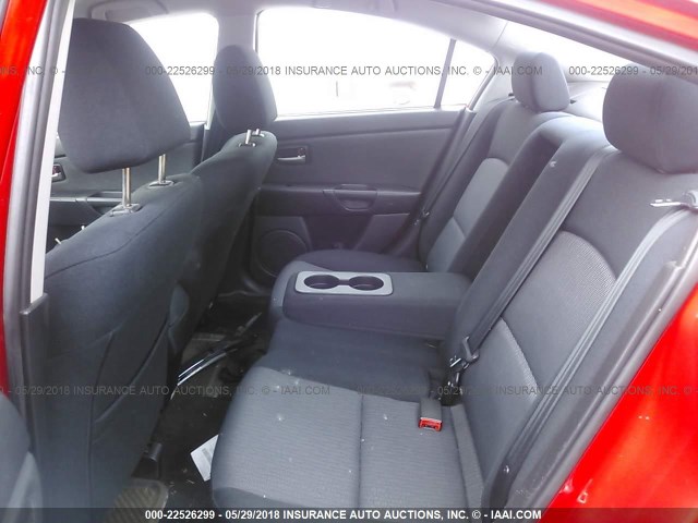 JM1BK32F671641793 - 2007 MAZDA 3 I RED photo 8