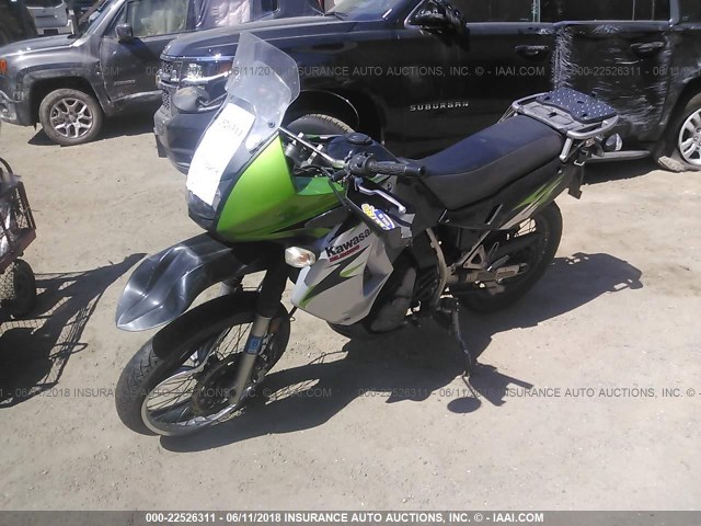 JKAKLEE128DA13722 - 2008 KAWASAKI KL650 E GREEN photo 2