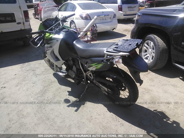 JKAKLEE128DA13722 - 2008 KAWASAKI KL650 E GREEN photo 3