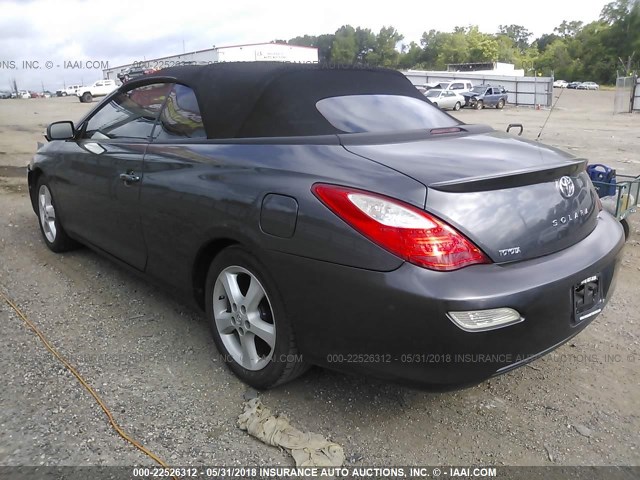 4T1FA38P37U131206 - 2007 TOYOTA CAMRY SOLARA SE/SLE ნაცრისფერი ფოტო 3