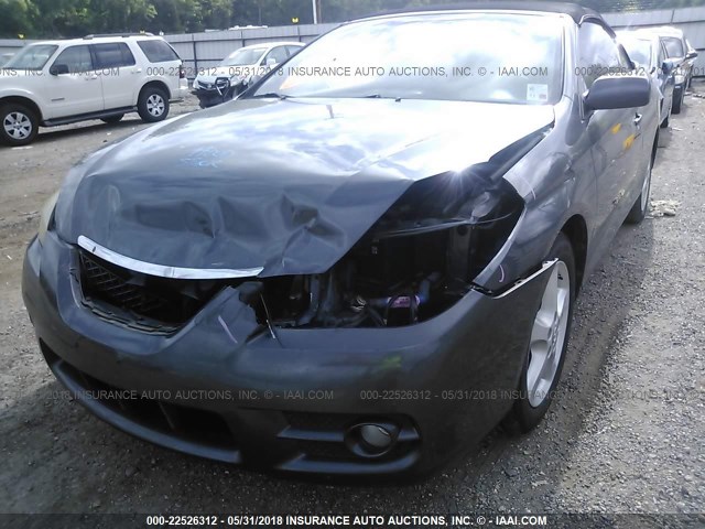 4T1FA38P37U131206 - 2007 TOYOTA CAMRY SOLARA SE/SLE ნაცრისფერი ფოტო 6