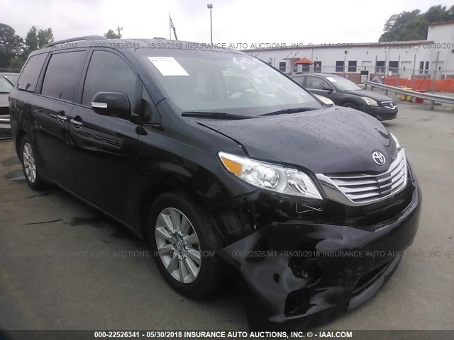 5TDYK3DC0ES518004 - 2014 TOYOTA SIENNA XLE/LIMITED BLACK photo 1