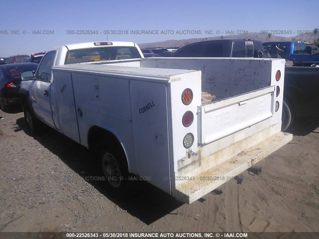 1GBHC24G61E268654 - 2001 CHEVROLET SILVERADO C2500 HEAVY DUTY WHITE photo 3