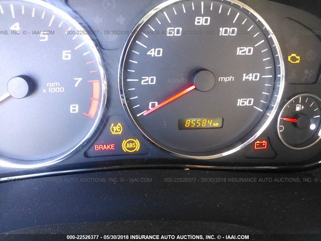 1G6DM57T860115525 - 2006 CADILLAC CTS BLACK photo 7