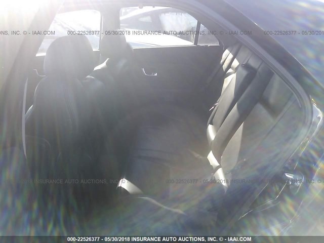 1G6DM57T860115525 - 2006 CADILLAC CTS BLACK photo 8