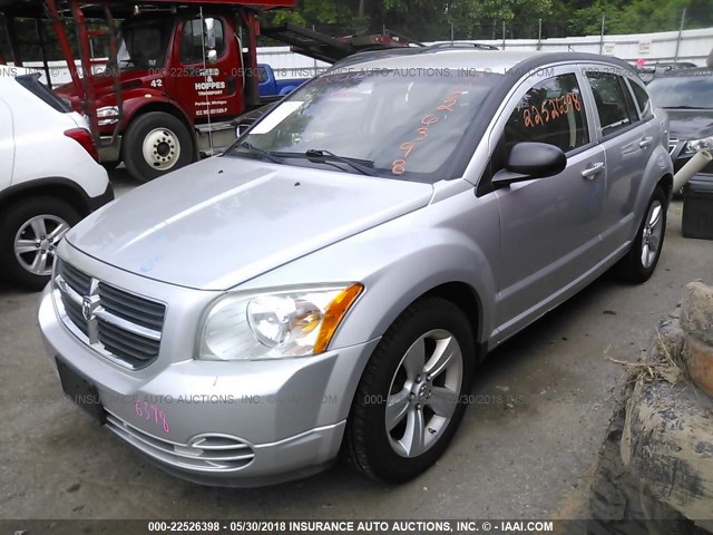 1B3CB4HA7AD591936 - 2010 DODGE CALIBER SXT GRAY photo 2