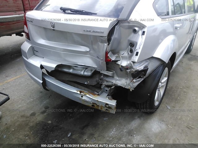 1B3CB4HA7AD591936 - 2010 DODGE CALIBER SXT GRAY photo 6