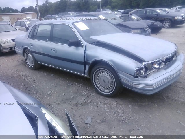 1LNCM9740LY825455 - 1990 LINCOLN CONTINENTAL  Ашық көк фото 1