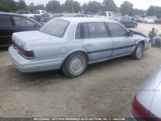 1LNCM9740LY825455 - 1990 LINCOLN CONTINENTAL  Ашық көк фото 4