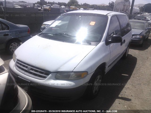 2B4GP25R4XR409905 - 1999 DODGE CARAVAN WHITE photo 2