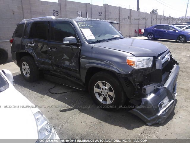 JTEBU5JR2C5095851 - 2012 TOYOTA 4RUNNER SR5/LIMITED/TRAIL GRAY photo 1