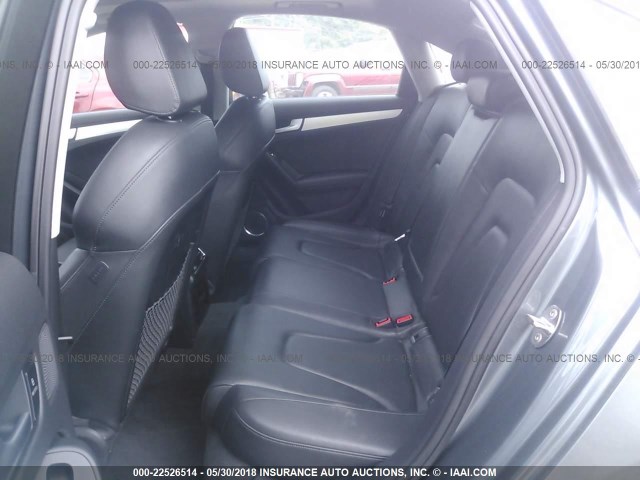 WAUHFAFL6DN027492 - 2013 AUDI A4 PREMIUM PLUS GRAY photo 8