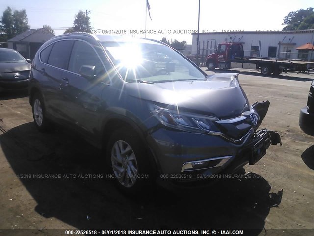 2HKRM3H71GH522423 - 2016 HONDA CR-V EXL GRAY photo 1