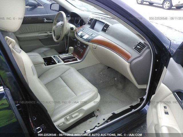 JNKAY01F27M462318 - 2007 INFINITI M35 SPORT BLUE photo 5