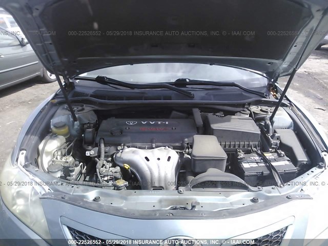 4T1BE46K19U822902 - 2009 TOYOTA CAMRY SE/LE/XLE 绿色 照片 10