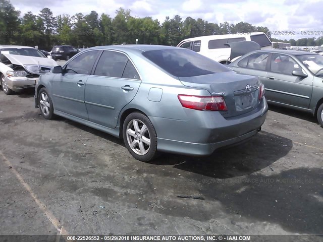 4T1BE46K19U822902 - 2009 TOYOTA CAMRY SE/LE/XLE 绿色 照片 3