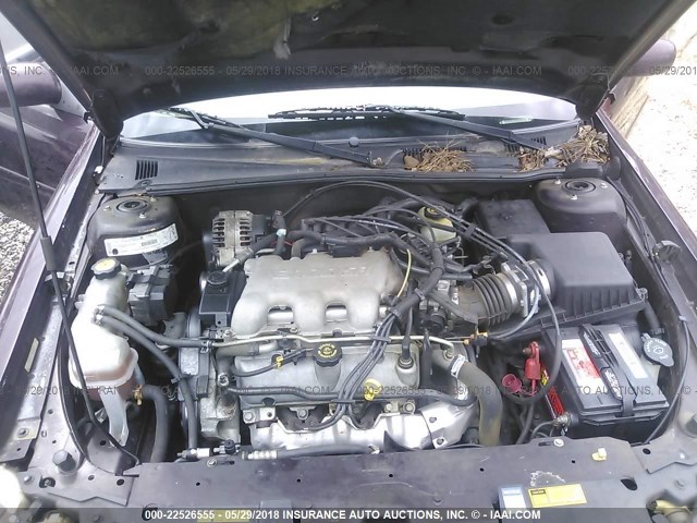 1G1NE52J7Y6255577 - 2000 CHEVROLET MALIBU LS 紫色 照片 10