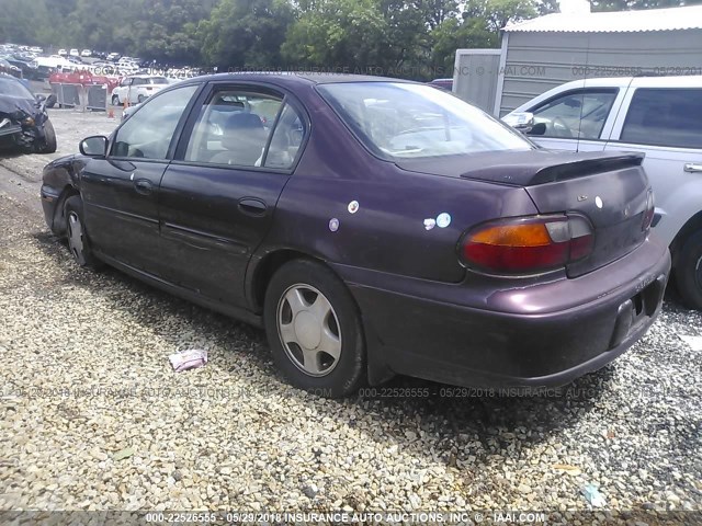 1G1NE52J7Y6255577 - 2000 CHEVROLET MALIBU LS 紫色 照片 3