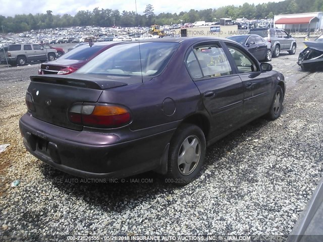 1G1NE52J7Y6255577 - 2000 CHEVROLET MALIBU LS 紫色 照片 4