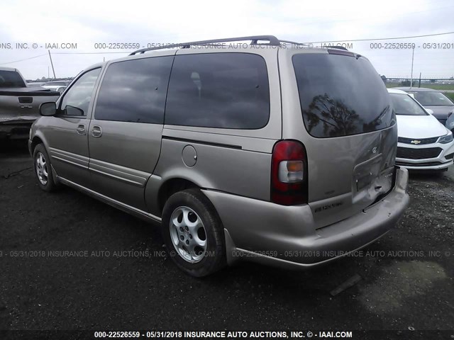 1GHDX03E41D339059 - 2001 OLDSMOBILE SILHOUETTE TAN photo 3