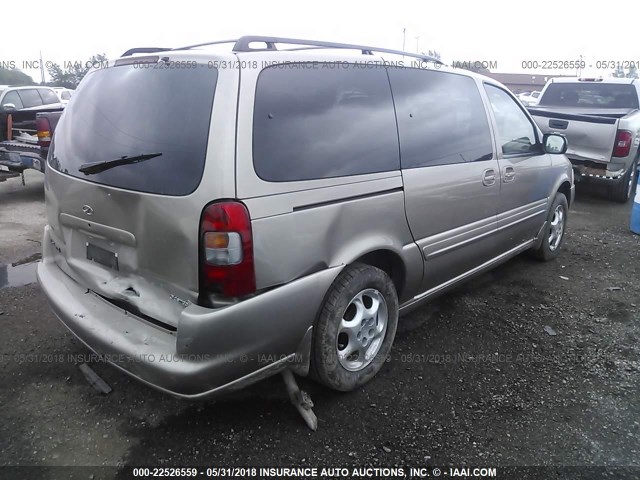 1GHDX03E41D339059 - 2001 OLDSMOBILE SILHOUETTE TAN photo 4