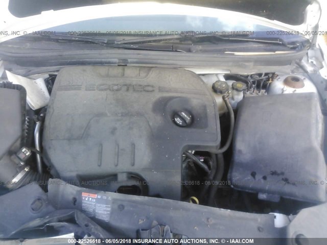 1G1ZA5EU2CF294816 - 2012 CHEVROLET MALIBU LS WHITE photo 10