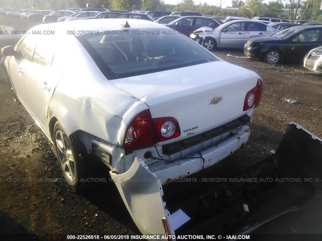 1G1ZA5EU2CF294816 - 2012 CHEVROLET MALIBU LS WHITE photo 3