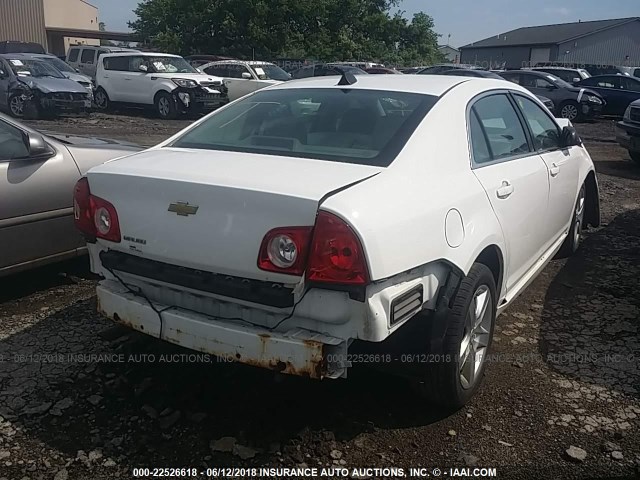 1G1ZA5EU2CF294816 - 2012 CHEVROLET MALIBU LS WHITE photo 4