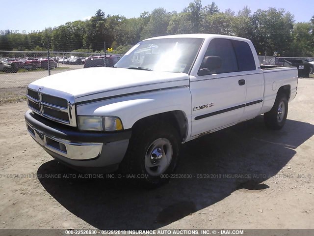 3B7HC13Z61G245442 - 2001 DODGE RAM 1500 WHITE photo 2