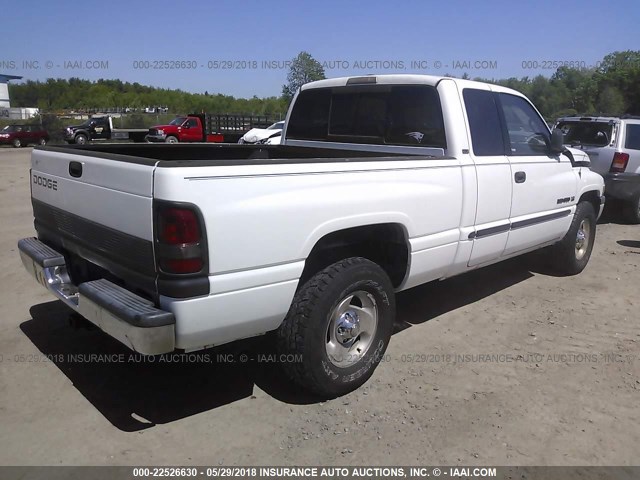 3B7HC13Z61G245442 - 2001 DODGE RAM 1500 WHITE photo 4