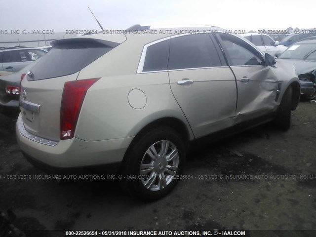 3GYFNDEY2AS511005 - 2010 CADILLAC SRX LUXURY COLLECTION GOLD photo 4