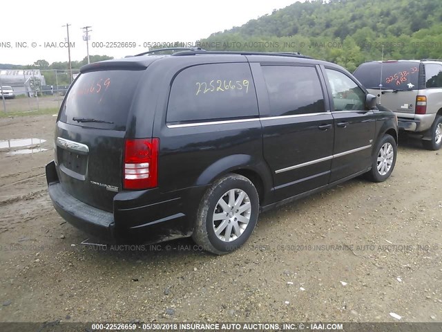 2A8HR54199R654225 - 2009 CHRYSLER TOWN & COUNTRY TOURING BLACK photo 4