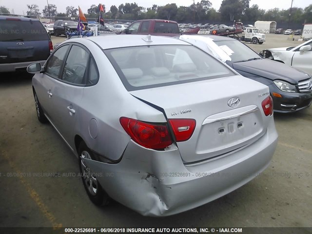 KMHDU4AD2AU894586 - 2010 HYUNDAI ELANTRA BLUE/GLS/SE SILVER photo 3