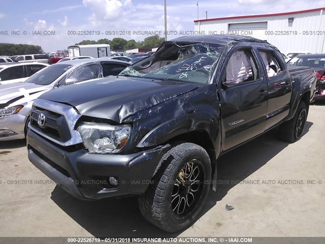 3TMLU4EN0CM098882 - 2012 TOYOTA TACOMA DOUBLE CAB ნაცრისფერი ფოტო 6