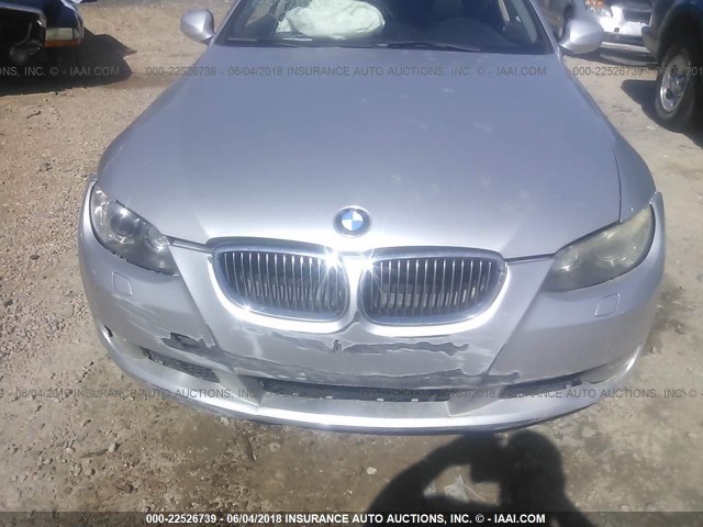 WBAWB3C53AP138828 - 2010 BMW 328 I SILVER photo 6