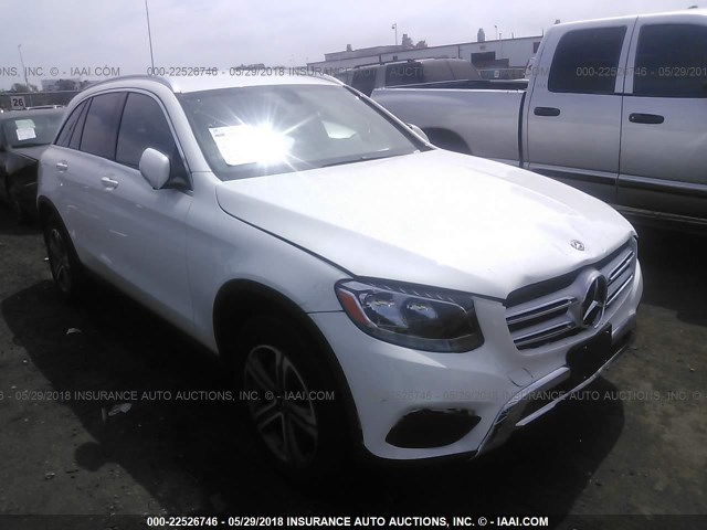 WDC0G4JB9JV061249 - 2018 MERCEDES-BENZ GLC 300 WHITE photo 1