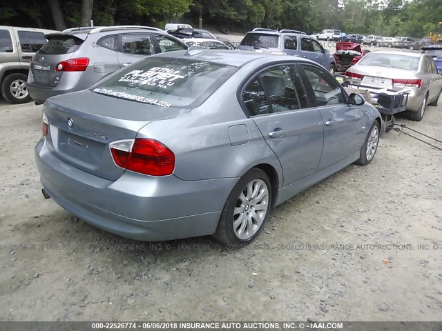 WBAVC73587AC79795 - 2007 BMW 328 XI SULEV Light Blue photo 4