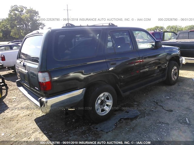 JT3GM84R5Y0064528 - 2000 TOYOTA 4RUNNER BLACK photo 4