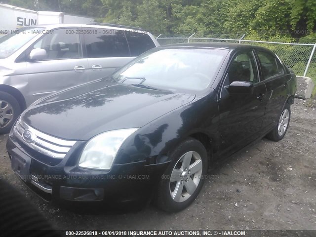 3FAHP07Z18R237102 - 2008 FORD FUSION SE BLACK photo 2