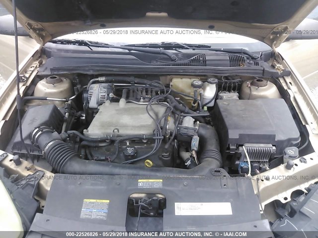 1G1ZT64805F146204 - 2005 CHEVROLET MALIBU MAXX LS GOLD photo 10