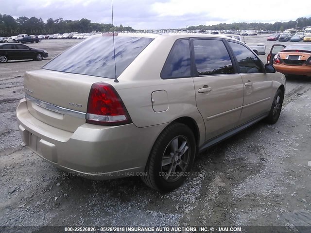 1G1ZT64805F146204 - 2005 CHEVROLET MALIBU MAXX LS GOLD photo 4