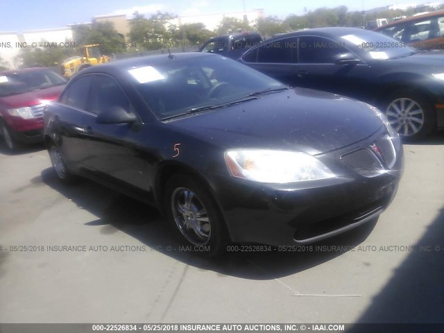 1G2ZF57B484259514 - 2008 PONTIAC G6 VALUE LEADER/BASE BLACK photo 1