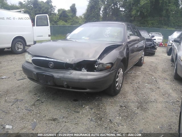 2G4WS52J641253076 - 2004 BUICK CENTURY CUSTOM GOLD photo 2