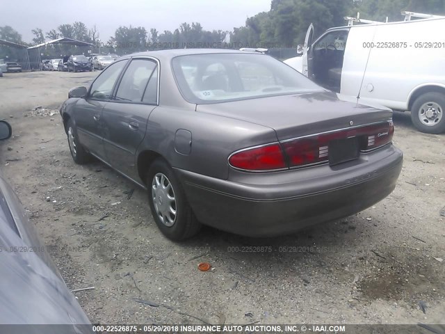 2G4WS52J641253076 - 2004 BUICK CENTURY CUSTOM GOLD photo 3