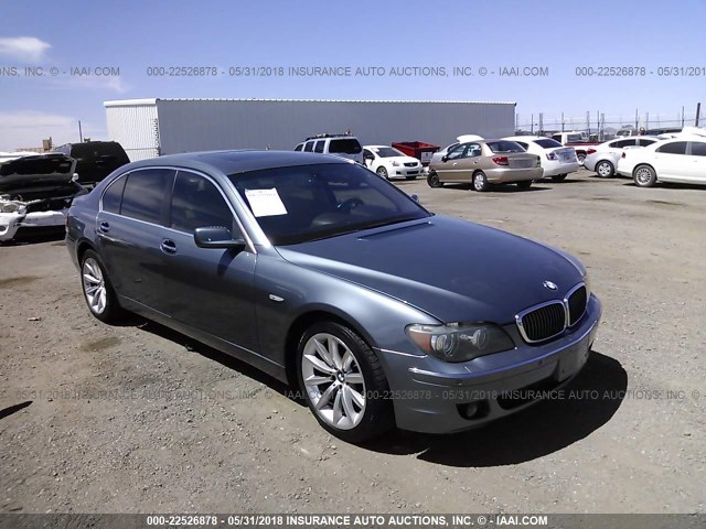 WBAHN83538DT80575 - 2008 BMW 750 LI GRAY photo 1