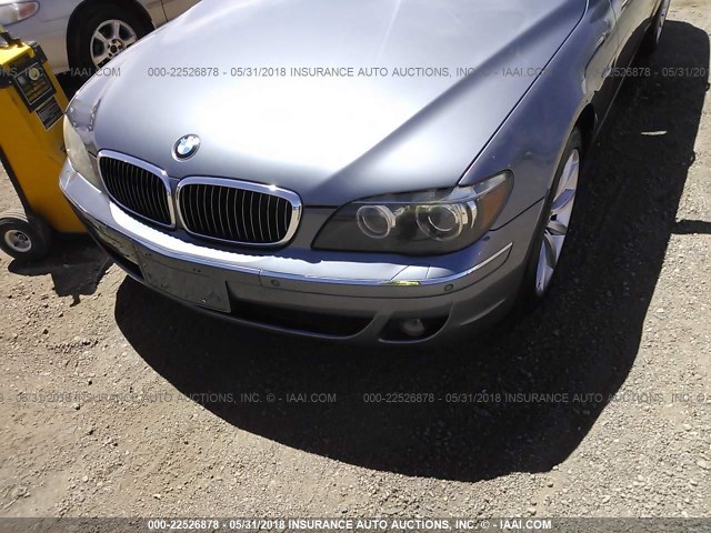 WBAHN83538DT80575 - 2008 BMW 750 LI GRAY photo 6